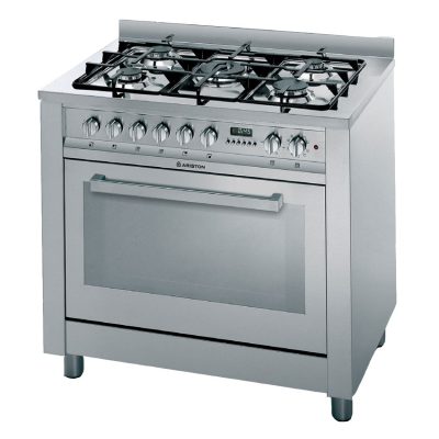 CP059MDX S - Ariston 90cm Freestanding Stainless Steel Cooker With Gas Hob (Factory Seconds)