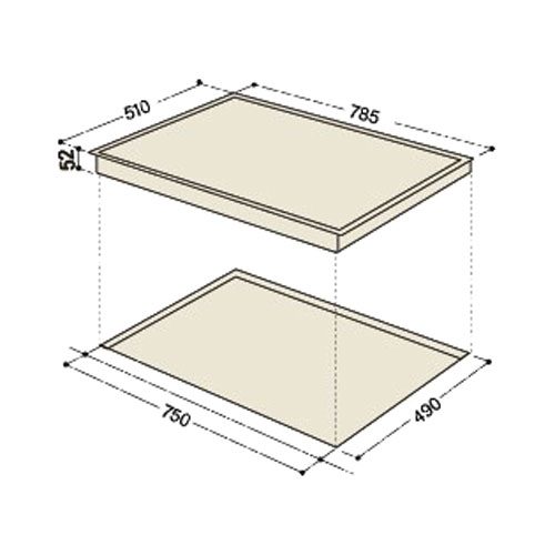 Nio844 Dob Aus Ariston 80cm Induction Cooktop Factory Seconds